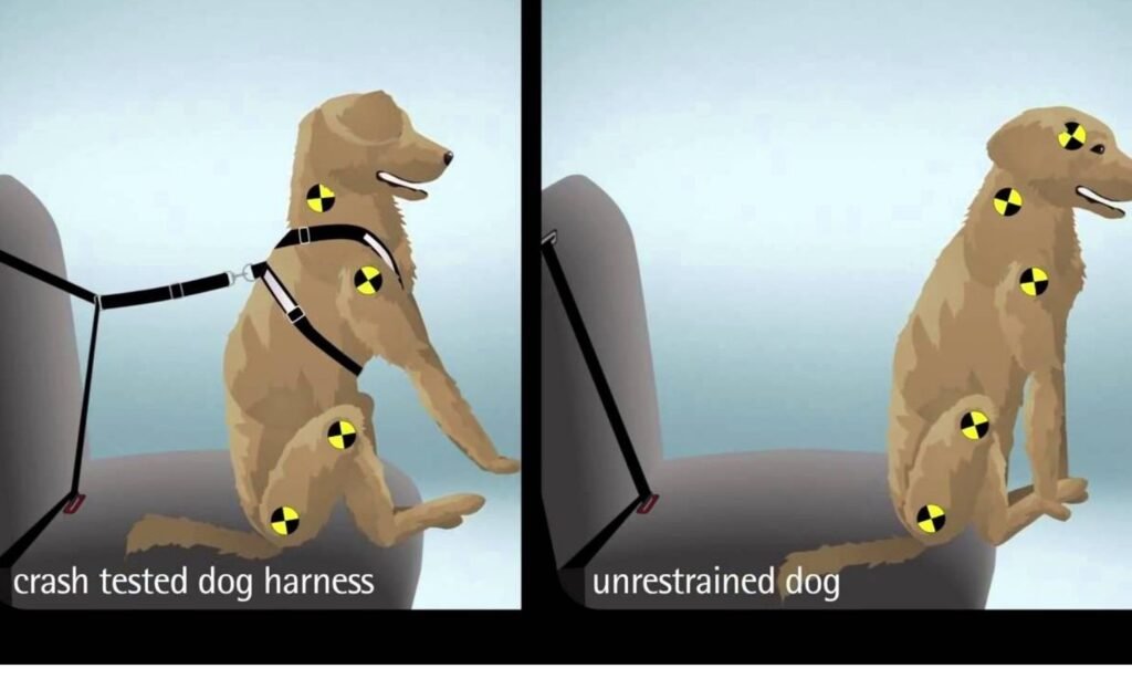 Crash tested dog harness